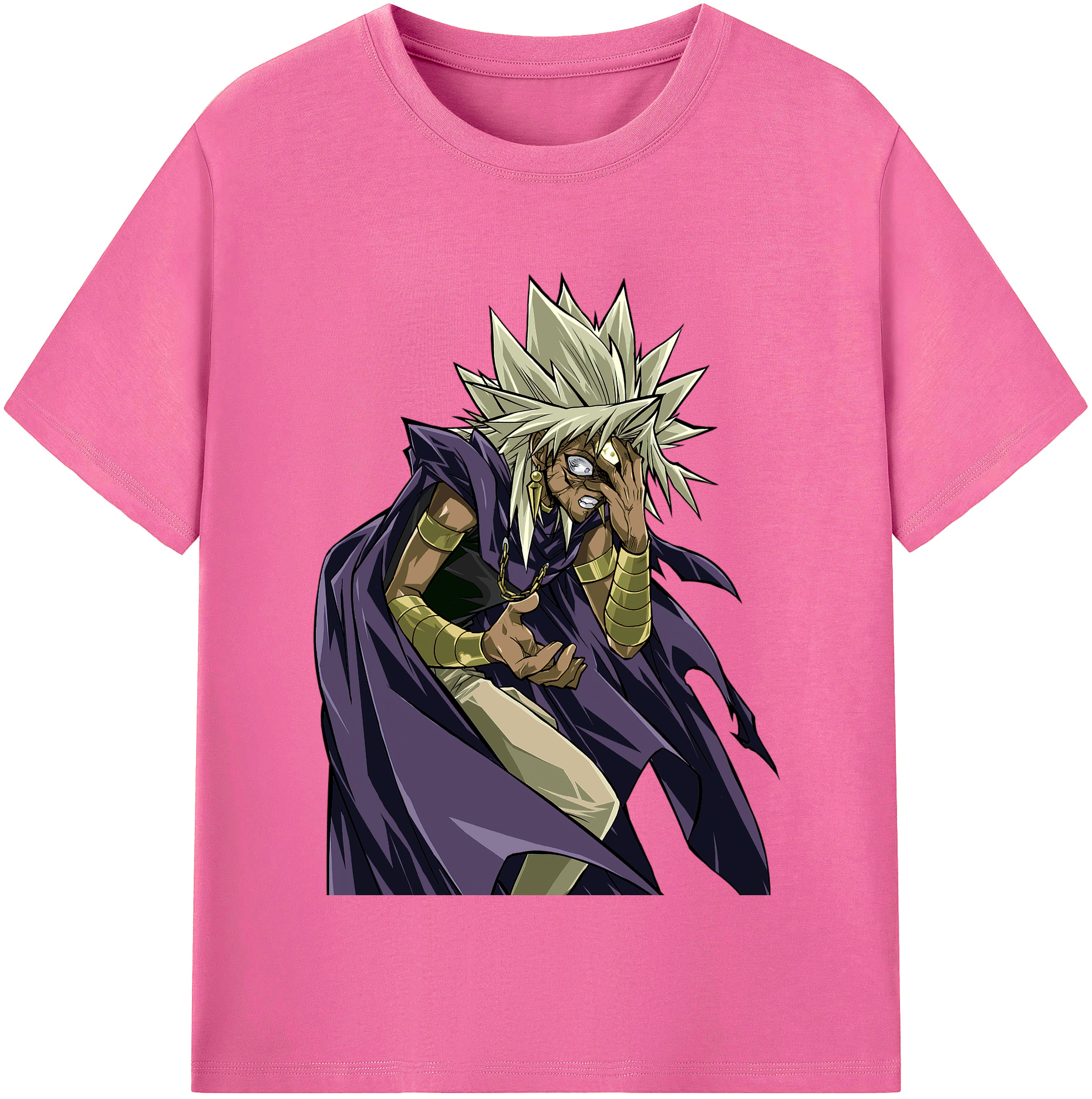 （画像用） 遊☆戯☆王 Yu-Gi-Oh! レディースカジュアルプリントTシャツ（綿100％）